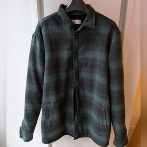 Soverign code Fleece lined collard shirt